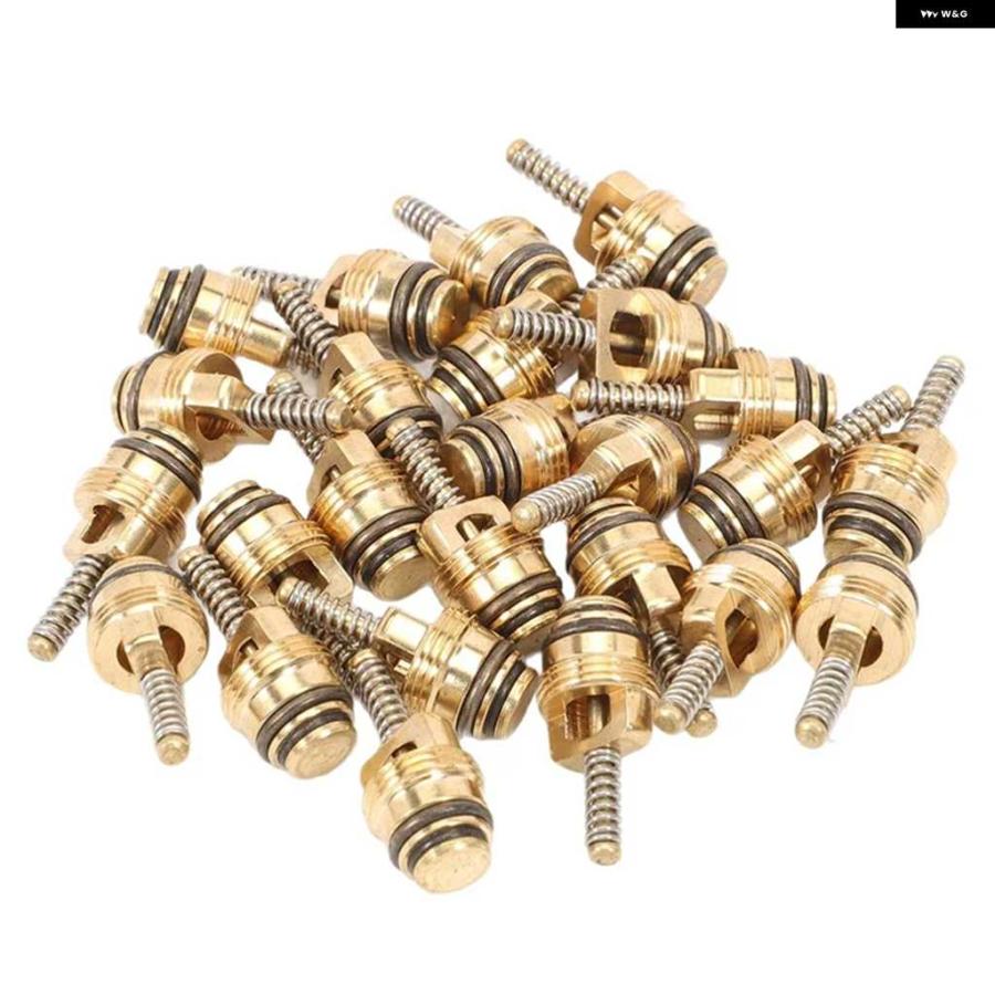 並行輸入品MT0065 GM フォード クライスラー エアコン バルブコア 25個 バルブコア アクセサリー BAS03009