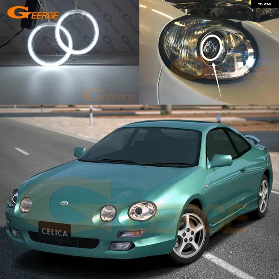並行輸入品 トヨタ セリカ T20 1994 - 99 後期型 ヘッドライト エンジェルアイキット ハロリング カスタム パーツ アクセサリー