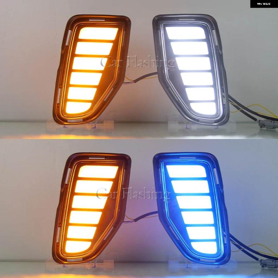 並行輸入品車用LED DRL デイタイム ランニングライト トヨタ カローラ クロス 2024 2025 デイライト ダイナミックウィンカー ドライビン