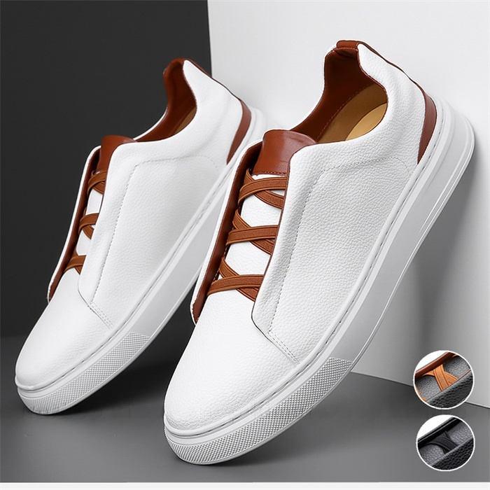 乐天商城 - ホワイト 紳士靴 メンズ ビジネススニーカーメンズ ビジネスシューズ 革靴 フォーマルシューズ