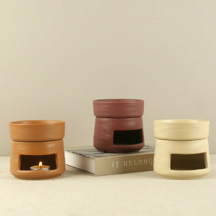3点セット アロマポット 陶器製 アロマバーナー アロマオイル用 アロマ炉 キャンド...