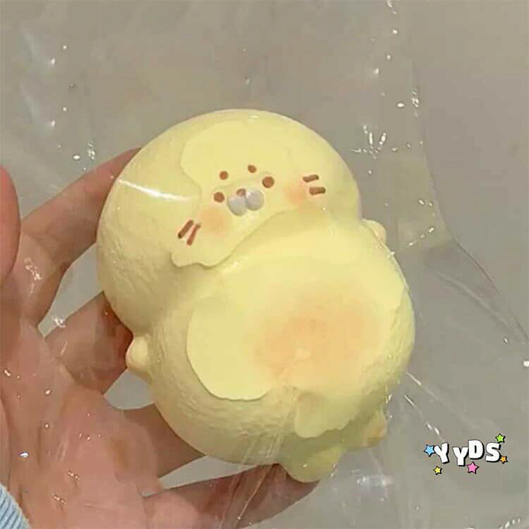 エムディーアール 楽天市場店のふわとろスクイーズ どうぶつ 最新 スクイーズ アザラシ 動物 アニマル ふわふわ クリーム 袋 ケース パウチ 袋のまま 柔らかい もちとろ 水感 粘着 ねっとり 癒 触り心地 触感抜群｜アングル2