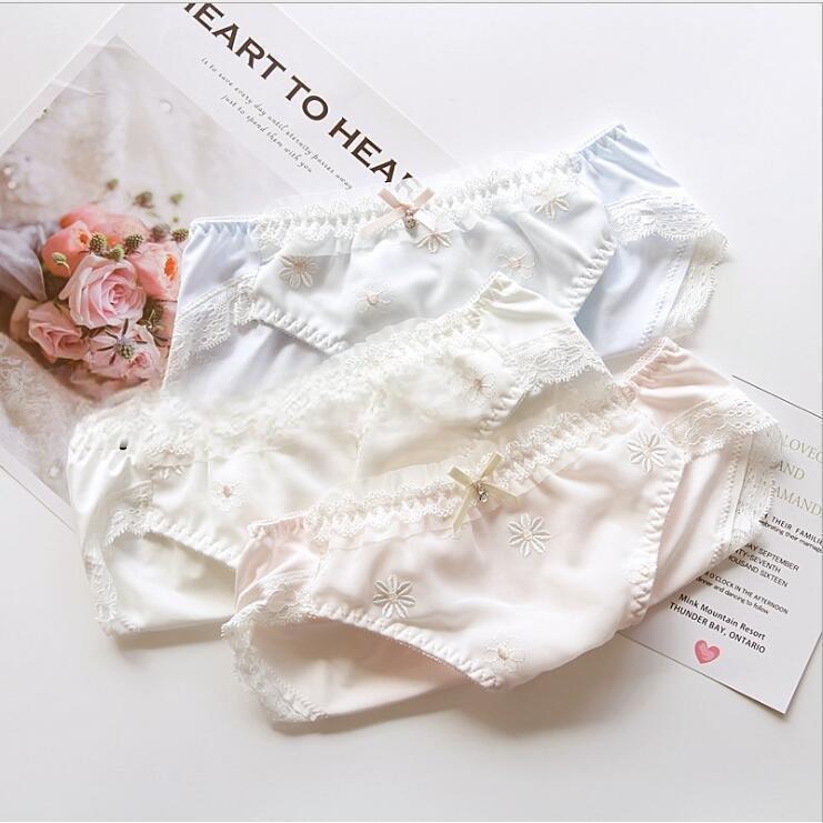 Rakuten - ショーツセット レディース 可愛い 3点セット 下着女性 パンツ コットン ショーツ 綿パンツ 抗菌防臭 中学生 快適 少女 高校生