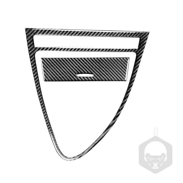 BMW6シリーズ E63 E64 2004-2007 オートマチックコンソールギアシフトパネルカバーフレーム用 トリムステッカー RHD 2p