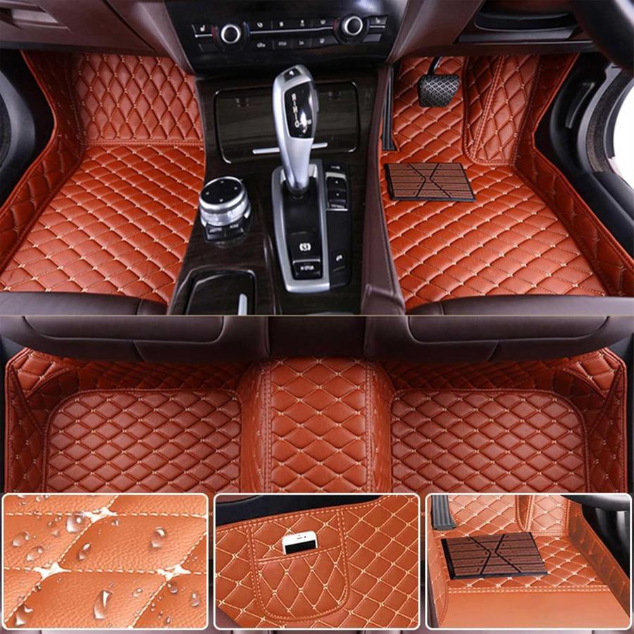 乐天商城 - に適用 トヨタ ルーミー M900系 フロアマット ルーミー M900A / M910A 型 車種専用設計 3Dフロアマット PUレザー素材 カーマット 防水仕