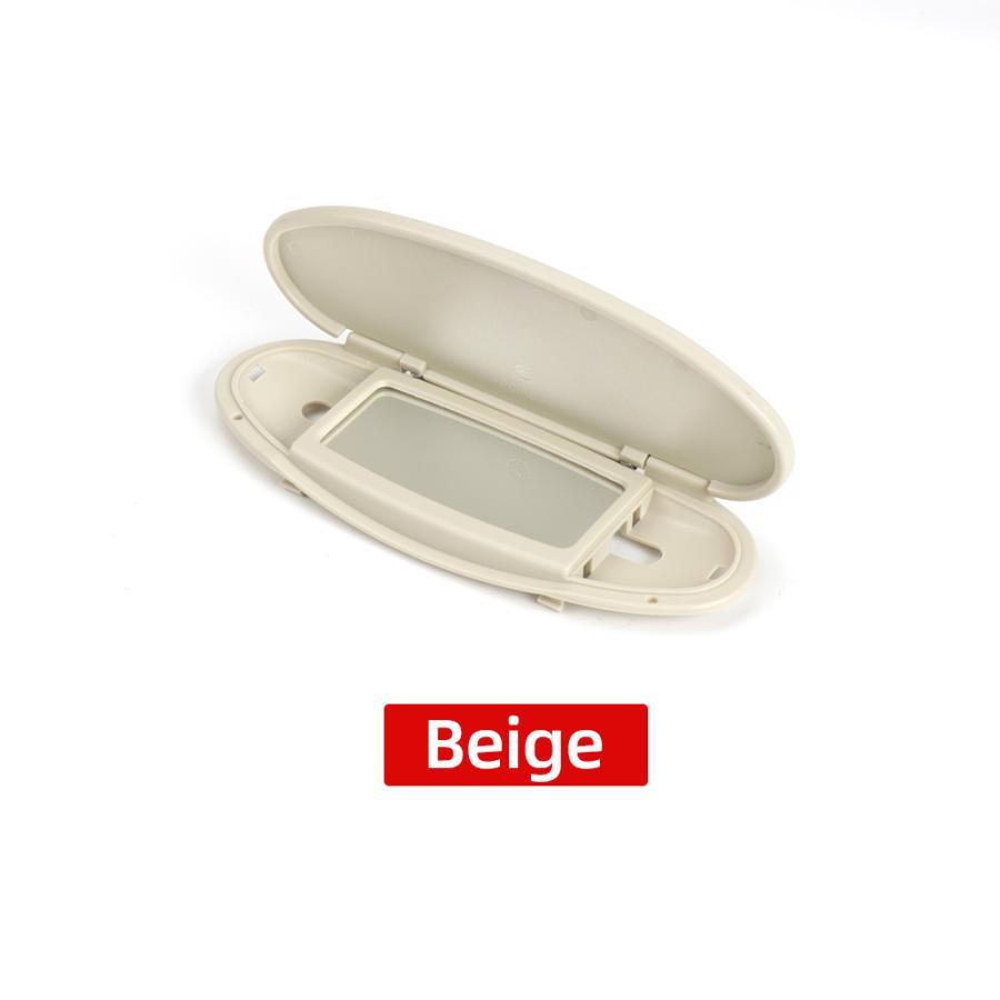 サンバイザー ミラー カバー BMW MINI ミニ クーパー R55 R56 R60 51167316833 メイクアップ 鏡 ブラック グレー ベージュ 内装 Beige