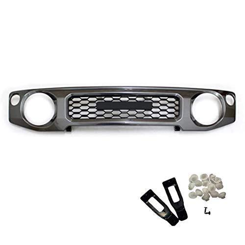 【JB64 /JB74】スズキジムニー フロントグリル 新型スズキジムニーガーニッシュ フロントグリルカバー 外装パーツ アクセサリー 専用設