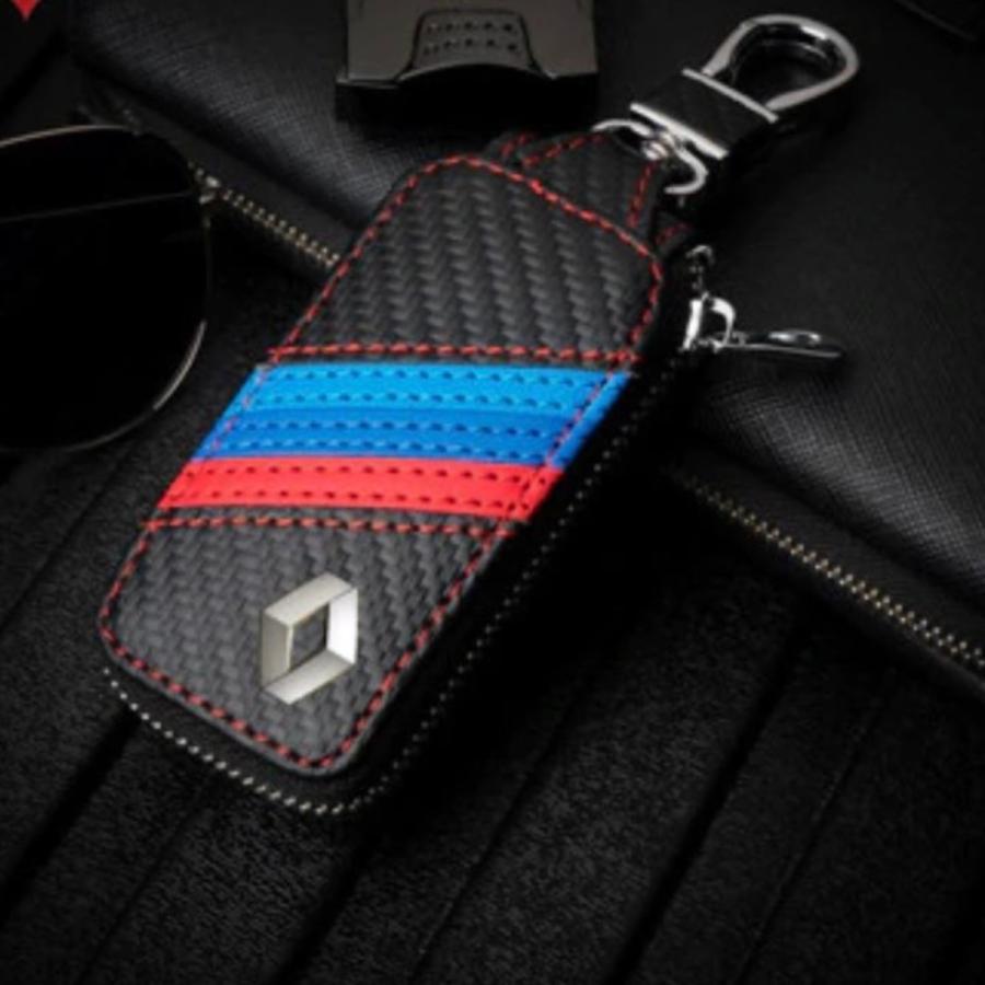 キーホルダー ケース メンズ 安い ルノー レザー 革 Renault 箱付属 ストライプ 国旗 ドイツ フランス