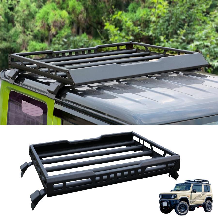 ルーフラック ジムニー 適合 jb64 ジムニーシエラ JB74 専用 ルーフキャリア ハーフタイプ カーキャリア ブラケット キャリア 車上 積載
