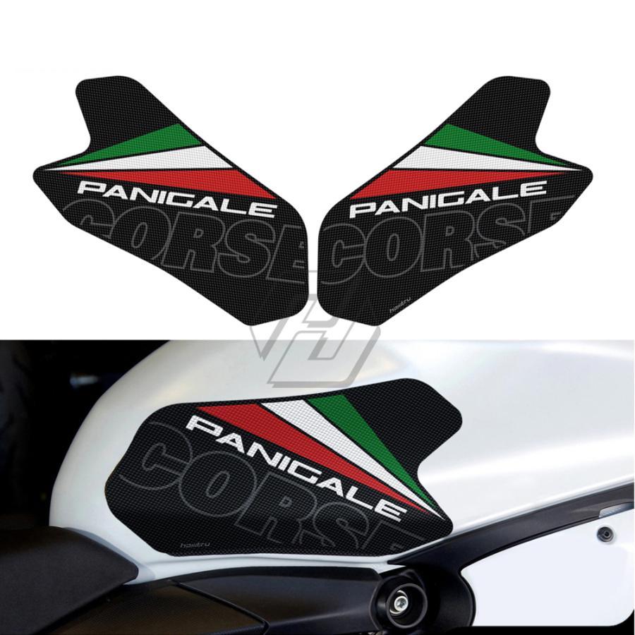 乐天商城 - Ducati ドゥカティ パニガーレ 899 959 1199 1299 V2 燃料タンク サイドパッド 滑り止め ニーグリップ マット