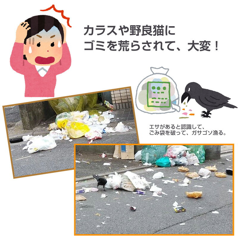 防鳥ネットボックス ゴミ置き場 個人 網ボックス カラスよけ 折り畳み 収納バンド付き 鳥よけカゴ ゴミボックス カラス対策 ゴミボックス ファスナータイプ ゴミ収納箱 防鳥網 屋外の商品画像 3