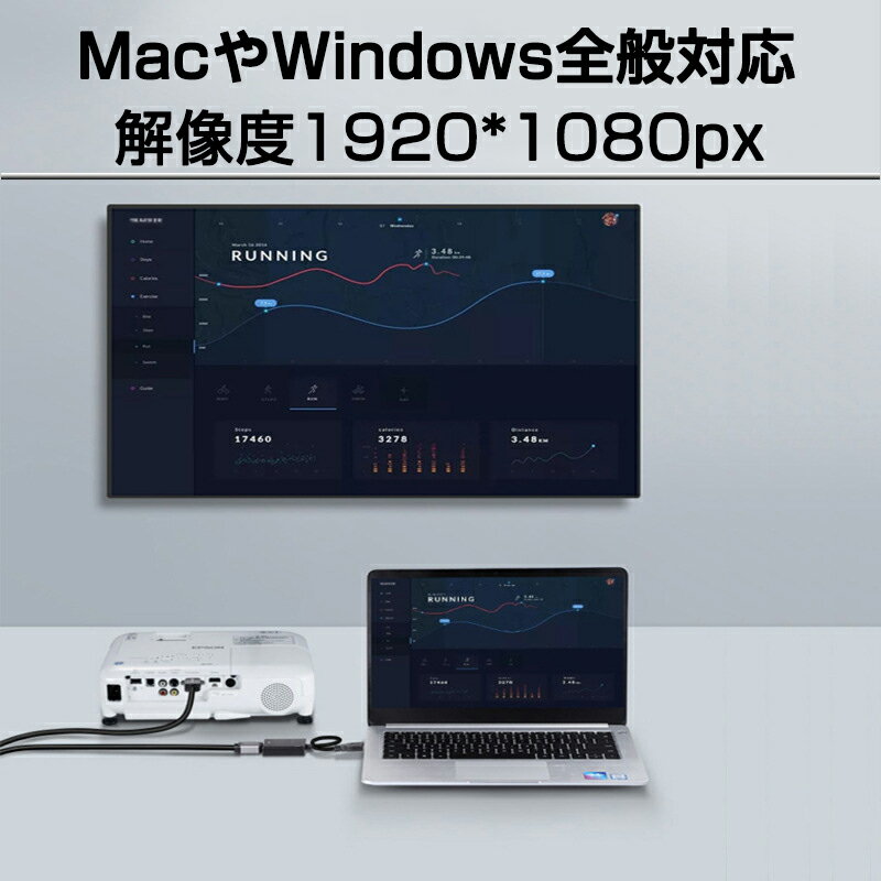 USB VGA �Ѵ������֥� ���� USB 3.0 to VGA D-sub �᥹ 15�ԥ� 1080P �ե�HD �ѥ����� Mac �Ρ���PC �ǥ����ץ졼 ���� ��˥��� �ץ�������������³