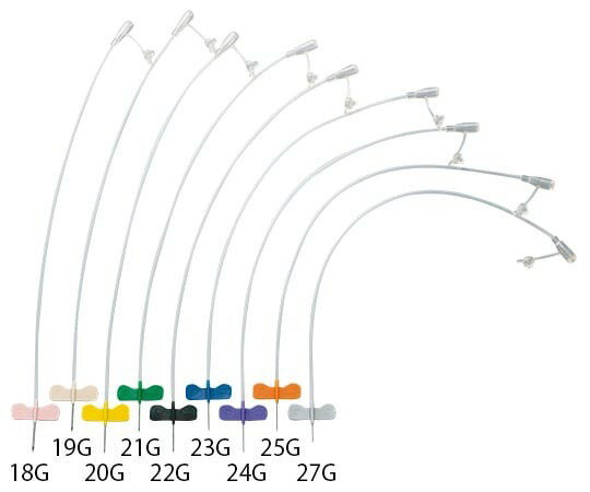トップ 翼状針 21G×16mm グリーン 1箱（50本入）　01218...