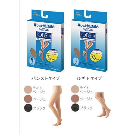 ジョブスト JOBST パワーサポートストッキング パンストタイプ L ライトベージュ JP-JS77848P