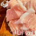 黒毛和牛 牛シマ腸　約500g　約3～4人前/焼肉、もつ鍋や炒め物にどうぞ！　バーベキュー BBQ キャンプ パーティー 煮込み料理 冷凍 牛内臓 牛ホルモン 新鮮 ぷりぷり カット済み 使いやすい プレゼント クリスマス