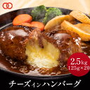P10倍 濃厚 チーズ in ハンバーグ 125g×20枚 牛肉 の旨味 バーグ パテ 冷凍 セット ギフト お肉 肉 プレゼント 送料無料 食品 アウトレット...