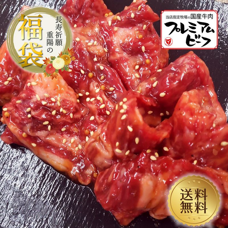 ミートマイチク 焼き肉 【歳末・新春福袋】【マイチクプレミアムビーフ】牛内ハラミ味付焼肉用770g【送料無料】