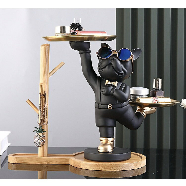 フレンチブルドッグ フレブル インテリア 北欧 置物 玄関飾り 収納 雑貨 小物入れ 誕生日 記念日 引っ越し プレゼント ギフト 送料無料 [2]