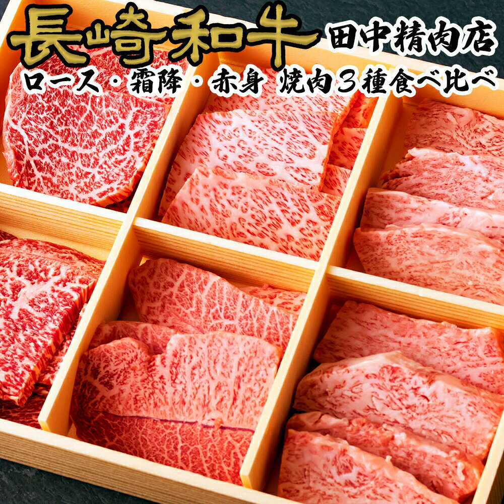 ＼MAX30%OFFクーポン対象！20日まで！／黒毛和牛 3種 6点 盛り 焼肉 食べ比べセット 600g牛肉 食べ比べ 肉 和牛 焼き肉ギフト 長崎県産..