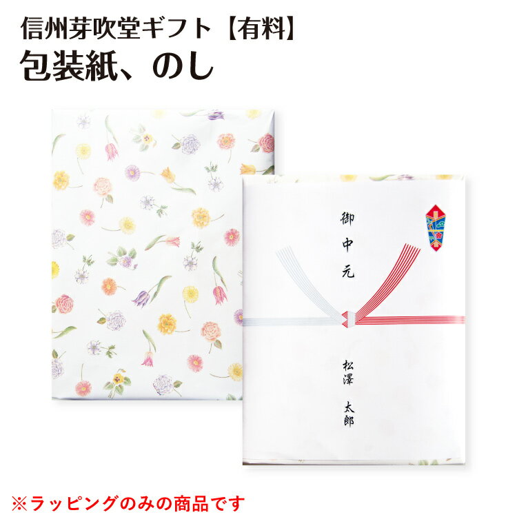 【有料 ラッピング】包装紙 のしサービス ギフト プレゼント 贈り物 ※こちらはラッピングのみの商品です お中元 お歳暮 御年賀 御礼 内祝い 御供