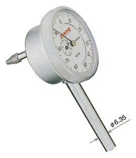 Rakuten - 尾崎製作所 196A バックプランジャ形 ダイヤルゲージ 0.01mm ホルダ径 φ6.35mmタイプ PEACOCK ピーコック