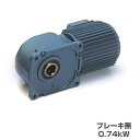 シグマー技研 TMHF-07-40 ギヤモーター 中空軸 三相フランジ取付型 (ブレーキ無) 0.74kW(4)