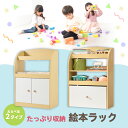 絵本棚 絵本ラック ロータイプ 組立式 大容量 本棚 収納ラック 多段 プラケース 片付け 分別 仕分け 扉付き 引き出し 多機能 おもちゃ収納 収納ボックス ...