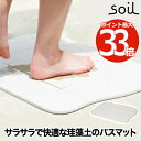 soil 　珪藻土　 珪藻土 風呂マット 【選べる特典付】 soil バスマット アクア 日本製 足拭きマット 軽量 湿気 速乾 調湿 バス用品 吸収 吸水マット 薄い 丈夫 大きい 乾燥 足ふき マット かわいい おしゃれ イスルギ 国産 ソイル 北欧 新生活 プレゼント 結婚祝い 新築祝い bathmat aqua