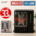 電気ストーブ 加湿 【選べる特典付】 WARMTH ウォームス スチーム式 スピード加湿 ミスト 加湿器 おしゃれ 遠赤外線 暖房器具 6畳 2WAY 即暖 QUADS 芯から あったか うるおい 乾燥対策 清潔 リビング オフィス 寝室 冬家電 かわいい シンプル インテリア ナチュラル 新生活