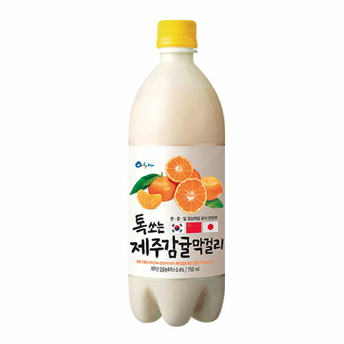 商品説明 飲みやすい微炭酸で、済州特産物みかんのさわやかな甘みと濃厚な果汁を加ています。 内容量 : 750ml (1本当たり) 原材料名 :米、米麹、果糖、みかん果汁、甘味料（アセスルファムK、アスパルテーム・L‐フェニルアラニン化合物）...