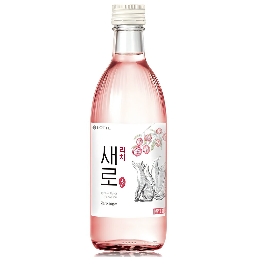 Rakuten - LOTTE セロ ライチ 各 375ml / ゼロシュガー 韓国焼酎 チョウムチョロム SAERO