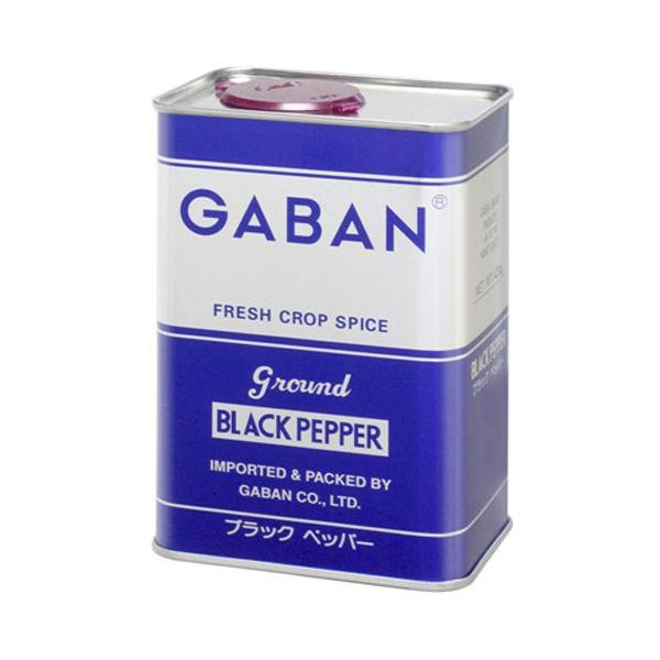 GABAN ブラックペッパー グラウンド (角缶) 420g