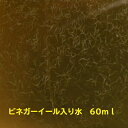 ビネガーイール入り水 60ml メダカ 稚魚 ベタ 熱帯魚 活餌 幹之 楊貴妃 猫飯