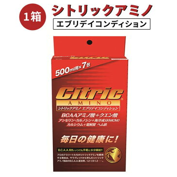 シトリックアミノ エブリデイコンディション 20包入 (6g×20包)アミノ酸 クエン酸 BCAA サプリメント 水分補給 健康 トレーニング 筋トレ 運動 スポーツ