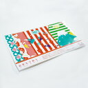 お守り メモ 和紙 文具 応援 試験 資格 受験 祈願 合格 お弁当 メッセージカード|medetaya happy おまもりめも 5柄各1枚入