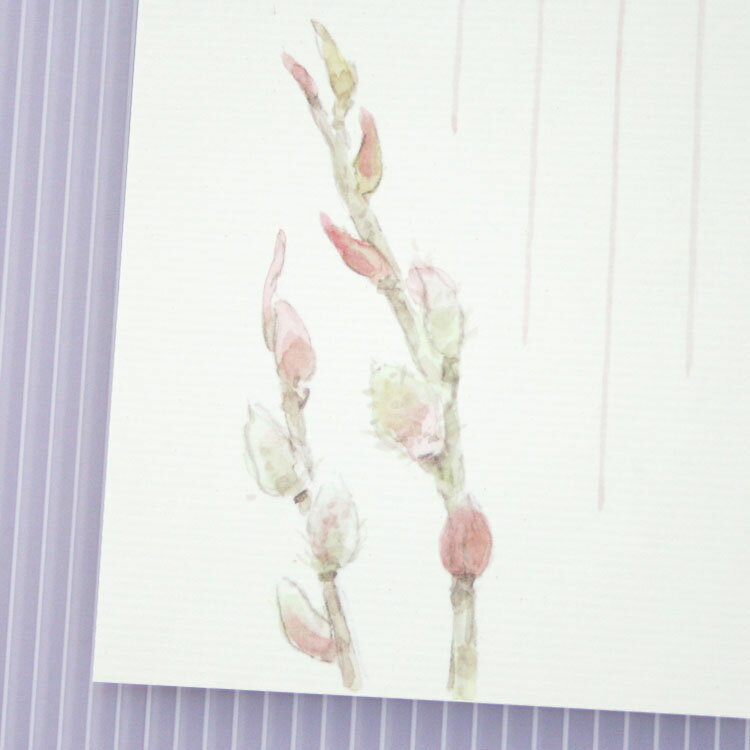 和紙の絵葉書 ポストカード 手紙 お便り 季節の絵はがき［冬］ねこやなぎ通販　年賀状印刷　年賀状作成ソフト　セール