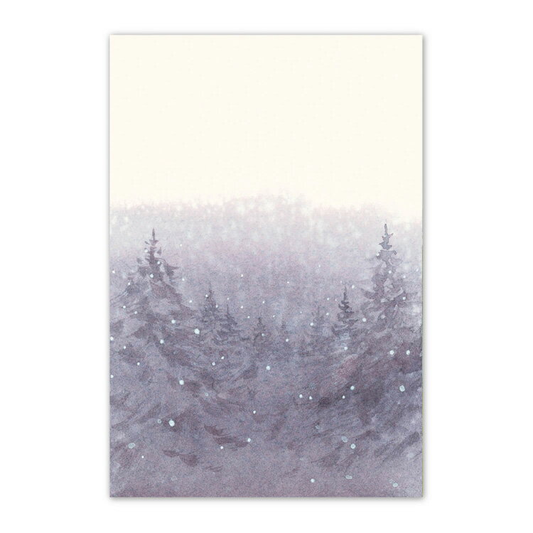 絵葉書 和紙 ポストカード クリスマスカード Christmas ニューイヤー 手紙 お便り ハガキ メッセージカード 雪 寒中お見舞い 余寒見舞い | 季節の...