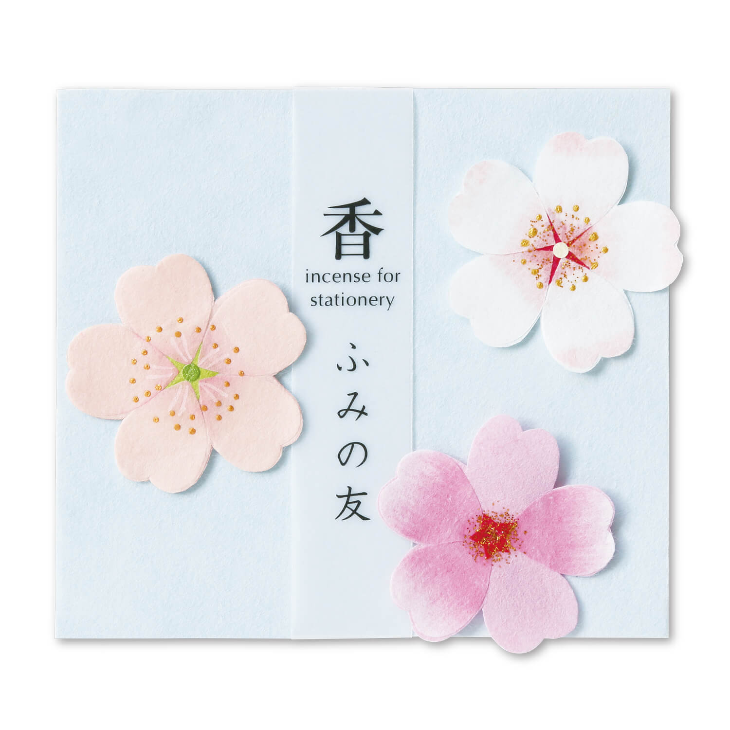 文香 さくら 桜 手紙に添えるお香 桜 オーナメント 手紙 和紙 手帳 ノート 日本製 便箋 かわいい 引き出し アロマ|季節の文香 かほりふみの友 さくらさく...