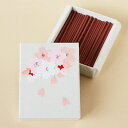 お香 フローラル アロマ 和紙 桜 切り絵 小物入れ 癒し 香り スティック インセンス プチギフト 贈り物 ルームフレグランス 癒し|香 そめいよしの(4)