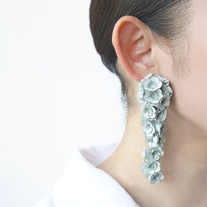 ̵Paper Accessory flower » clip earringAYK fuji L 