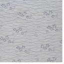 和紙 色鳥の子紙 シルク印刷 草 紫×パール(312-ハ)【約40 × 55cm】1枚