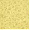 和紙 色鳥の子紙 シルク印刷 菊 黄×金(321-イ)【約40 × 55cm】1枚
