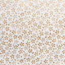 和紙 色鳥の子紙 シルク印刷 さくら 色抜き 白×金(341-ロ)【約40 × 55cm】1枚