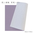 和紙 折形 礼法 折り形 ペーパー パープル 紫 包装 包む羽二重紙 紫苑 しおん (1枚)【40×55cm】