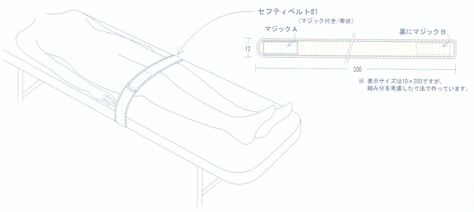 Rakuten - セフティベルト　♯1　10×200cm　1枚