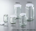 3-8408-03 ガラス瓶(広口) 350mL 12個入 9070303