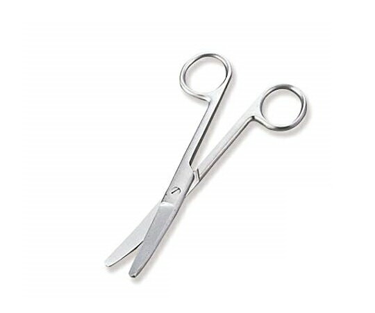 外科剪刀（ディスポタイプ6本入）　両鈍　曲