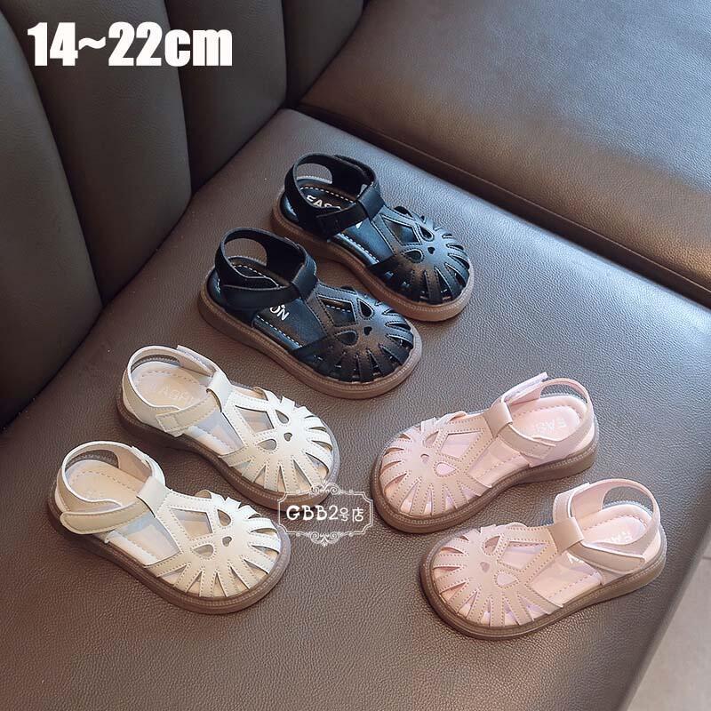 サンダル キッズ お姫様靴 子供サンダル ビーチサンダル 女の子 子ども靴 夏物 透かし彫り キッズシューズ 滑りにくい ソフトの底 ベビー 子供用 姫系 女児 子ども かわいい おしゃれ 可愛い 卒園式/入学式/パーティ ブラック オフホワイト ピンク