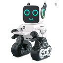 子供のためのリモートコントロールおもちゃロボット タッチ&サウンドコントロール 会話 ダンス 音楽演奏 プログラマブル 充電式RCロボットキット ライトアップの目と口 内蔵の貯金箱 男の子 女の子誕生日プレゼント6歳 7歳 8歳 9歳 10歳 11歳