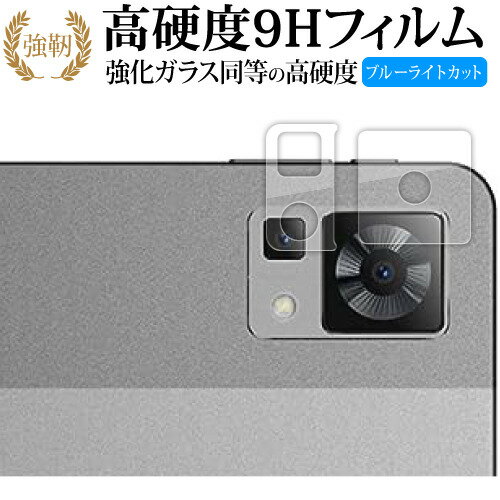 DOOGEE T30 Pro レンズ周辺部用 2枚セット 保護フィルム 強化ガラス と 同等の 高硬度9H ブルーライトカット クリア光沢タイプ 改訂版 有償交換保証付き